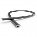 EDGE PROTECTOR PVC PROFILE 2-3mm / BLACK 